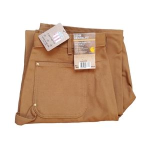 Carhardtt Mens Loose Original Fit Firm Duck Double-Front Work Dungaree 40x32a